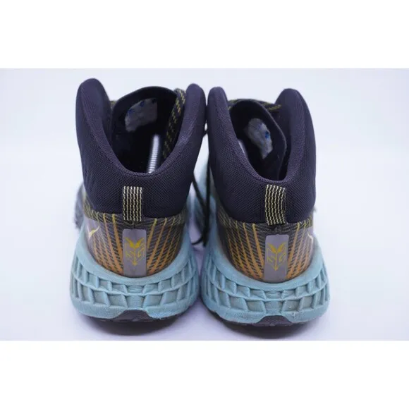 Hoka One One Speedgoat Mid 2 GTX Womens 9 Gore-Tex Trail Hiking Shoes Blue Black