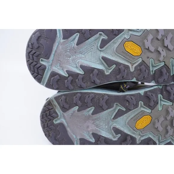Hoka One One Speedgoat Mid 2 GTX Womens 9 Gore-Tex Trail Hiking Shoes Blue Black