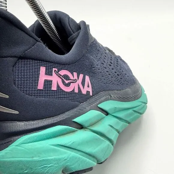 Hoka One One Clifton 8 Max Cushioned Road Running Lace Up Shoes - Women’s 6.5B