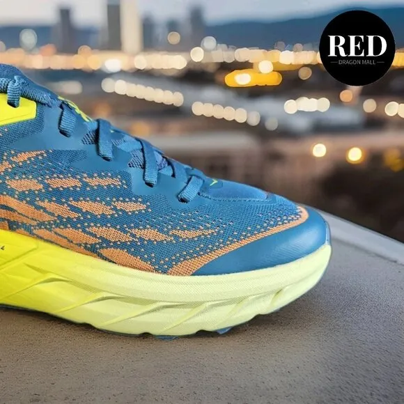 Hoka One Speedgoat 5 Blue Coral Evening Trail Shoe 1123157 BCEP - Men's Sz 10.5