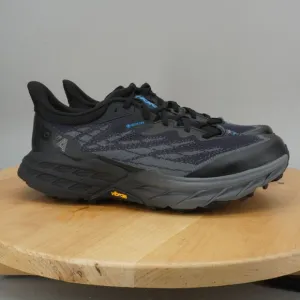 Hoka Speedgoat 5 GTX Spike Mens Size 8.5 D Shoes Black Hiking Trail Sneakers NEW