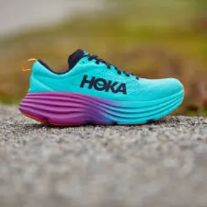 Hoka Women's Bondi 8 Running Shoes Sneakers Electric Aqua/Black Women’s