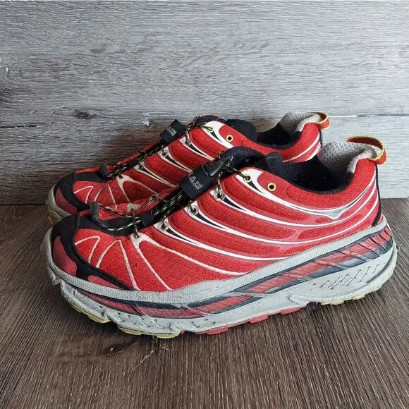 Hoka One One Stinson EVO OG Trail Running Shoes Habanero / Black - Size 10.5