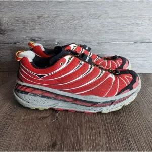 Hoka One One Stinson EVO OG Trail Running Shoes Habanero / Black - Size 10.5