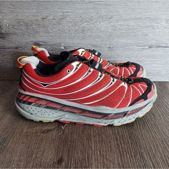 Hoka One One Stinson EVO OG Trail Running Shoes Habanero / Black - Size 10.5
