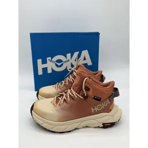 Hoka One One Trail Code GTX Womens Size 8.5 B Hiking Shoes Sun Baked Shortbread