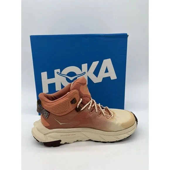 Hoka One One Trail Code GTX Womens Size 8.5 B Hiking Shoes Sun Baked Shortbread