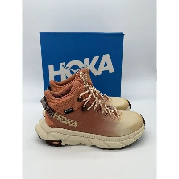 Hoka One One Trail Code GTX Womens Size 8.5 B Hiking Shoes Sun Baked Shortbread