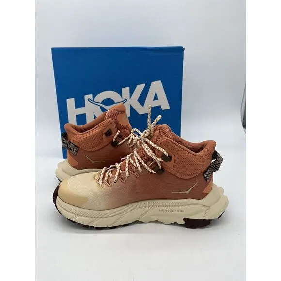 Hoka One One Trail Code GTX Womens Size 8.5 B Hiking Shoes Sun Baked Shortbread