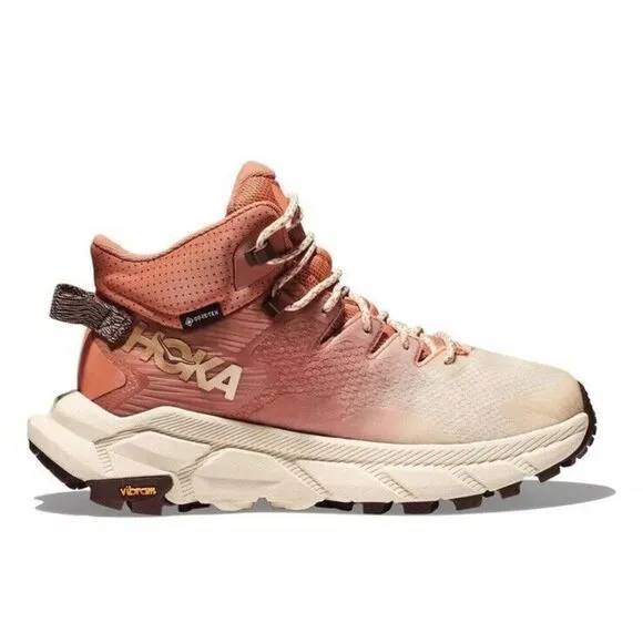 Hoka One One Trail Code GTX Womens Size 8.5 B Hiking Shoes Sun Baked Shortbread