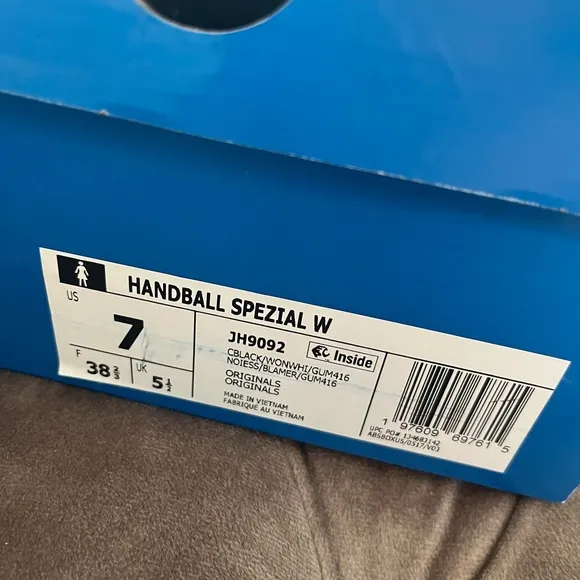 💥HP 💥 Adidas Handball Spezial Black White Leopard Sneaker Shoes