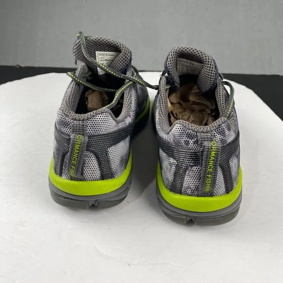 Huk Attack Men’s Size 8 Gray Performance Fishing Angler Sneaker Athletic Shoes