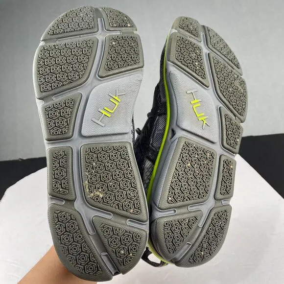 Huk Attack Men’s Size 8 Gray Performance Fishing Angler Sneaker Athletic Shoes