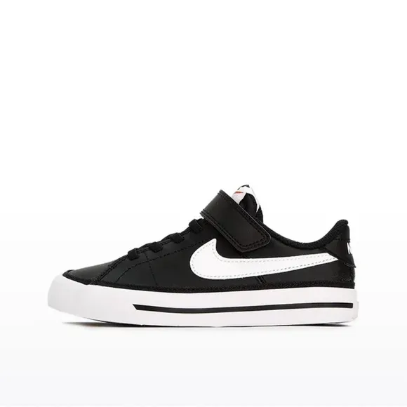 ike Court Legacy Shoes  Black/White DA5381-002  Preschool Size Brand New