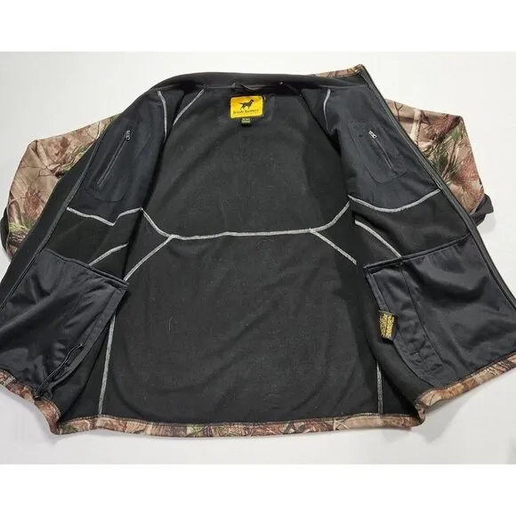 Irish Setter Red Wing‎ Shoes Mens 3XL Camouflage Long Sleeve Zip Fleece Jacket