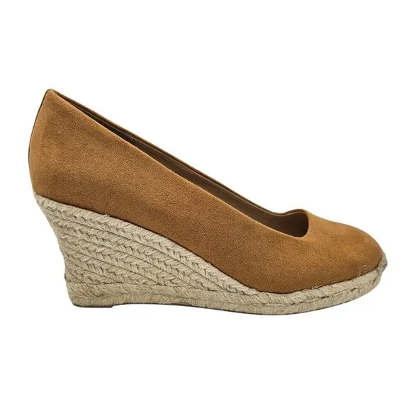 J. Crew Shoes Women’s Espadrille Wedges Sueded Size 8.5 M Pale Clay  Brown Shoes