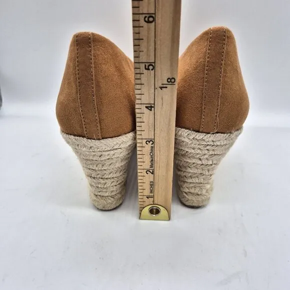 J. Crew Shoes Women’s Espadrille Wedges Sueded Size 8.5 M Pale Clay  Brown Shoes