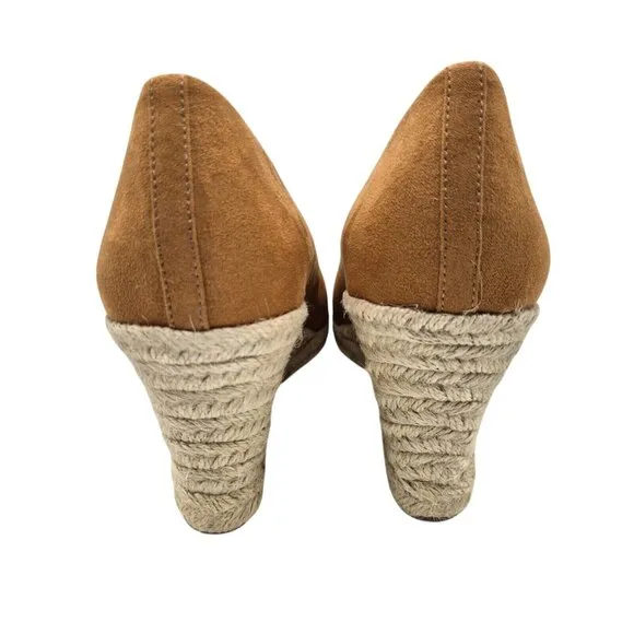 J. Crew Shoes Women’s Espadrille Wedges Sueded Size 8.5 M Pale Clay  Brown Shoes