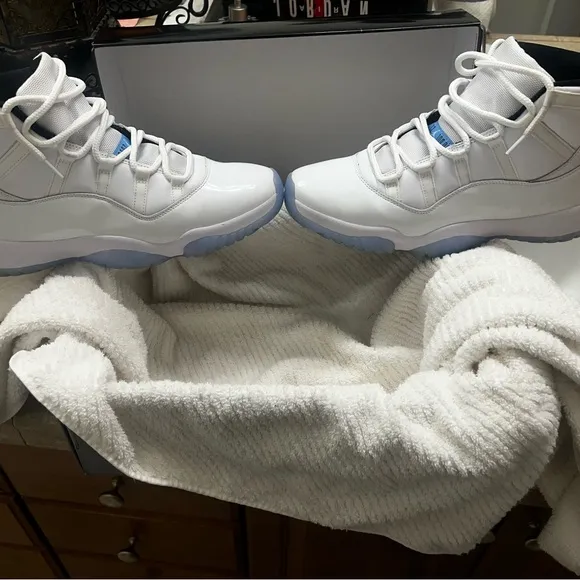 Jordan Black and White Athletic Shoes