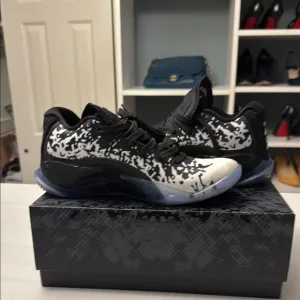 Jordan Black and White Sneakers Modern Artistic Design