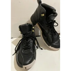 Jordan jumpman Men's Size 7 black Reptile  Metallic Gold  hi-top sneaker shoe