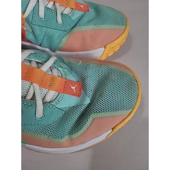 Jordan One Take II Tropical Twist Turf Orange Basketball Shoes Men's Size 11.5