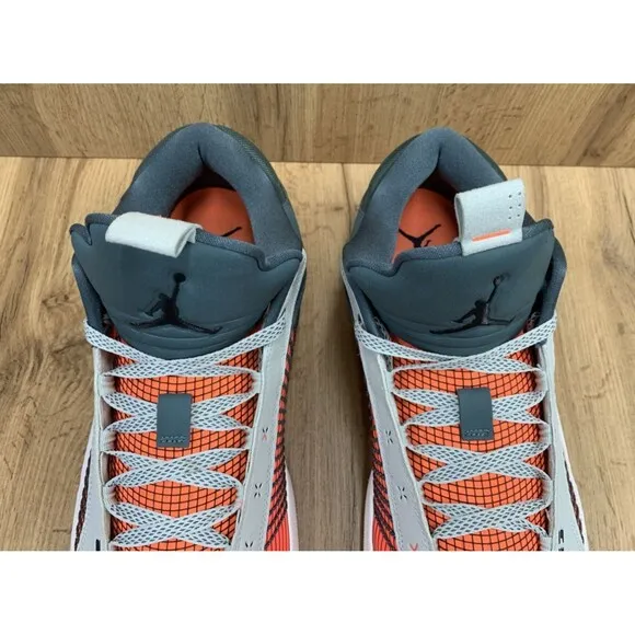 Jordan XXXV 35 Low Zion Basketball Shoes CW2460-008 Gray Infrared Black Size 14