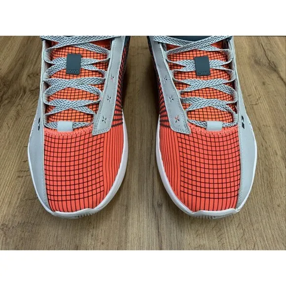 Jordan XXXV 35 Low Zion Basketball Shoes CW2460-008 Gray Infrared Black Size 14