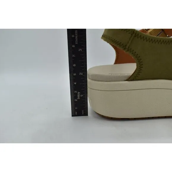Keen Womens Size 11 Ellecity Backstrap Nubuck Olive Clay Sandals Shoes