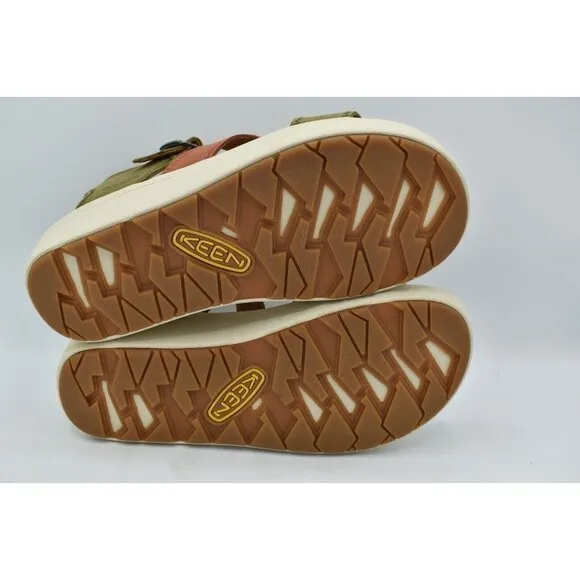 Keen Womens Size 11 Ellecity Backstrap Nubuck Olive Clay Sandals Shoes