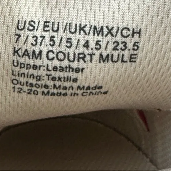 Kenneth Cole New York Kam Court Mules 7 Pale Pink Slip On Shoes Womens Brand New
