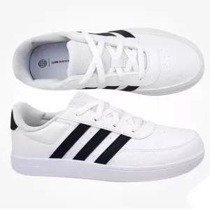 Kids Adidas Breaknet 2.0 K Tennis Shoes Color White/Black NWT Size 1