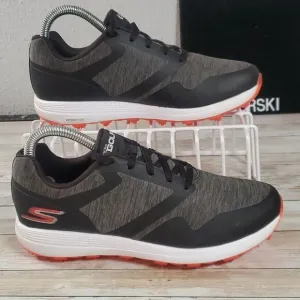 Ladies Spikeless Golf Shoes - Skechers Go Golf Max Cut Size 6½ Grey Orange‎
