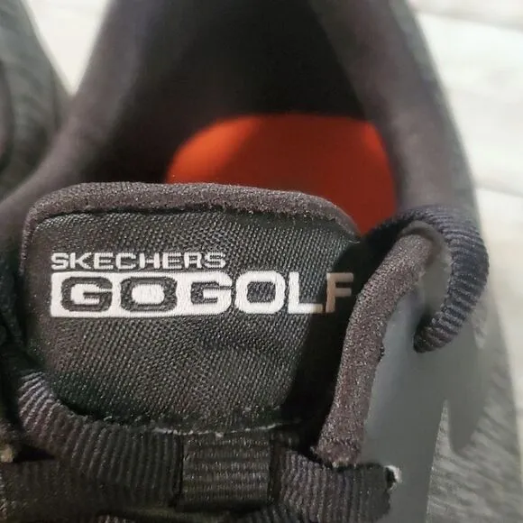 Ladies Spikeless Golf Shoes - Skechers Go Golf Max Cut Size 6½ Grey Orange‎