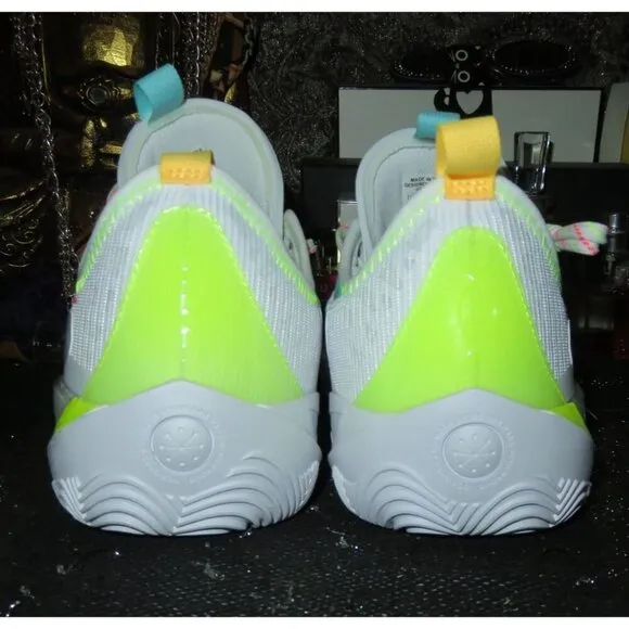 Li Ning Way of Wade Cloud Plus 808 II 2 Energy Basketball Shoes White Neon Green