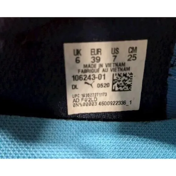 Limited Edition PUMA Future Rider Olympique de Marseille Sneakers Mens 7 Blue