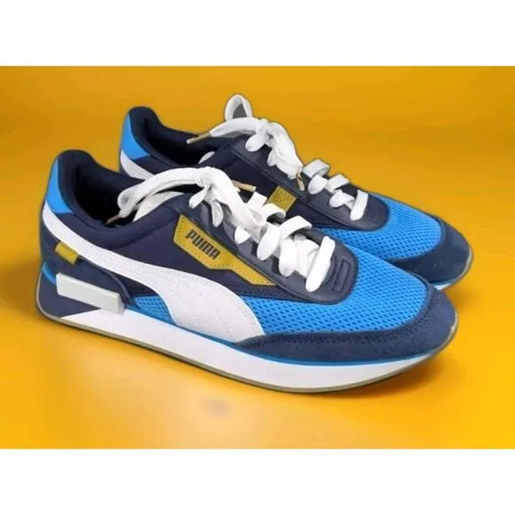 Limited Edition PUMA Future Rider Olympique de Marseille Sneakers Mens 7 Blue