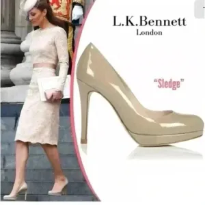 LK Bennett Pumps | Sledge Patent – Clay | Size 39 (US 8.5)