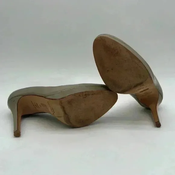 LK Bennett Pumps | Sledge Patent – Clay | Size 39 (US 8.5)