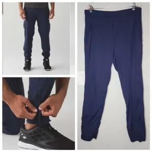 Lululemon Post Matter Pant. Navy blue.  Size XL. Zip Ankles.