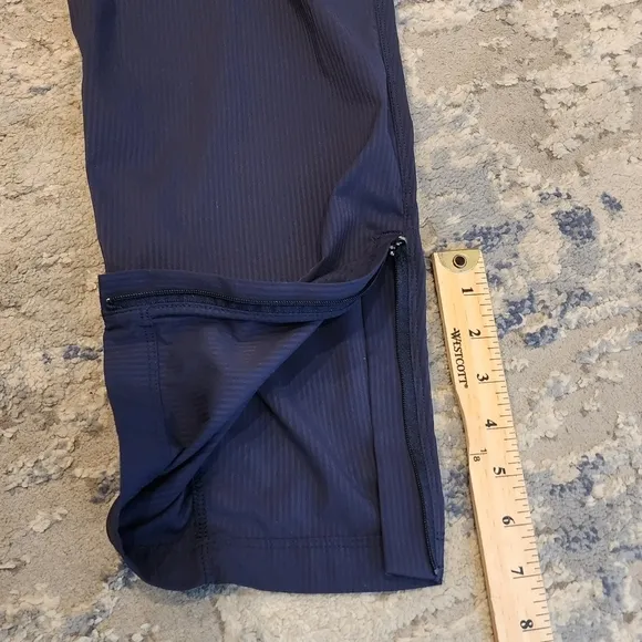 Lululemon Post Matter Pant. Navy blue.  Size XL. Zip Ankles.
