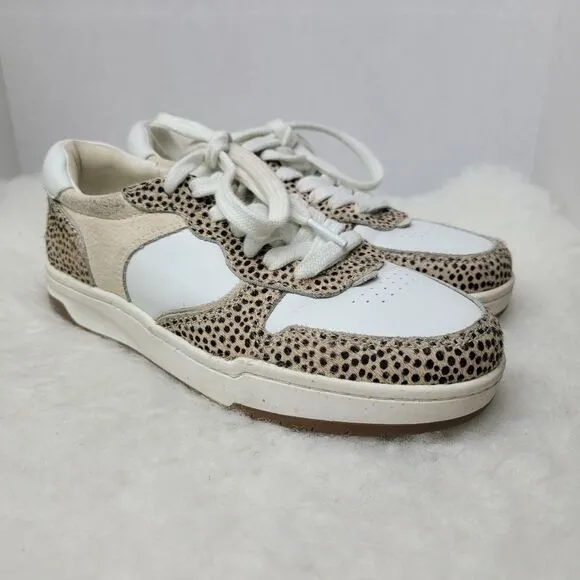 Madewell Court Sneakers in Spotted Calf Hair MD783 Womens Sneaker Shoes Size 6