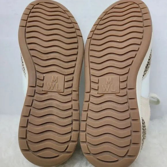 Madewell Court Sneakers in Spotted Calf Hair MD783 Womens Sneaker Shoes Size 6