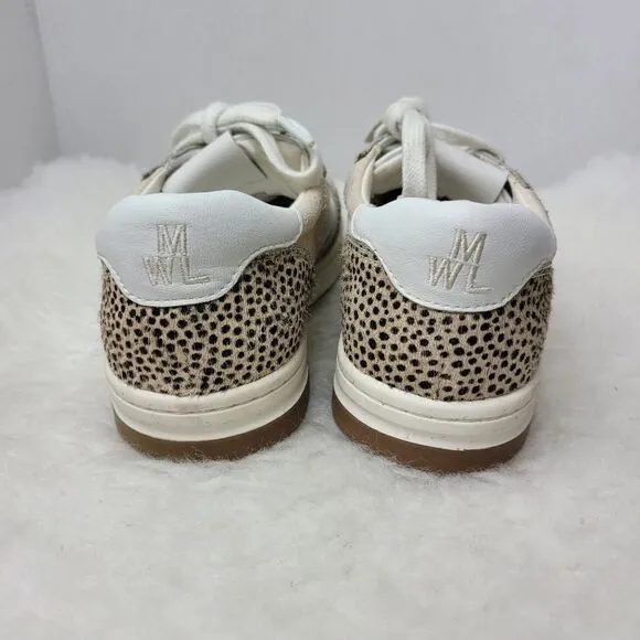 Madewell Court Sneakers in Spotted Calf Hair MD783 Womens Sneaker Shoes Size 6