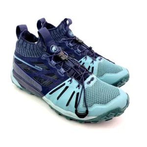 Mammut Saentis Knit Low Womens Size 7 Blue Outdoors Trail Hiking Sneaker Shoes