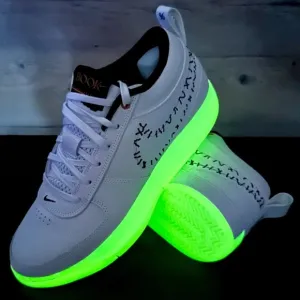 MEN Nike Book 1 Nightmare Before Christmas Mens Sz 8 White Black FJ4249 102 NWT