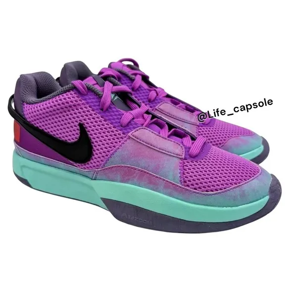 Men's 6 Nike Ja 1 Christmas Basketball Shoes Ja Morant FV5558-500/ Women's 7.5