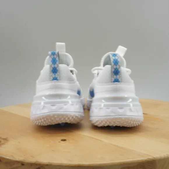 Mens 6 / Womens 7.5 - Nike Alpha Huarache 9 Elite UNC Tar Heels PE Turf Shoes