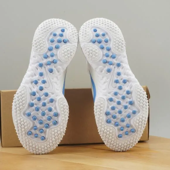 Mens 6 / Womens 7.5 - Nike Alpha Huarache 9 Elite UNC Tar Heels PE Turf Shoes