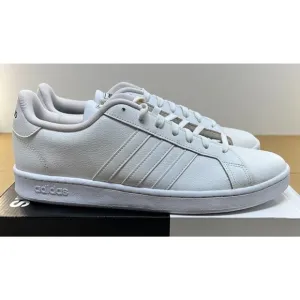 Men's Adidas Grand White Court Sneakers Athletic Shoes Size 7.5 M - EE7891 - NWD